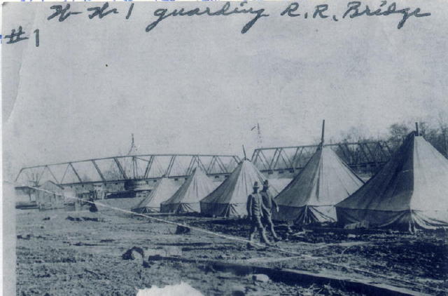 Swing Bridge in background.